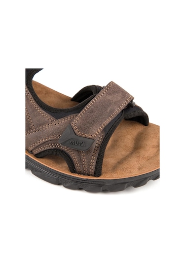 Muya Taurus Anatomik Erkek Sandalet Kahverengi 41 Kahverengi