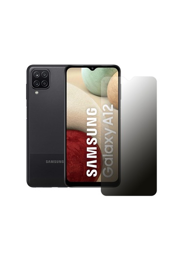 Samsung Galaxy A12 Hayalet Privacy FlexiGlass MAT Nano Ekran Koru