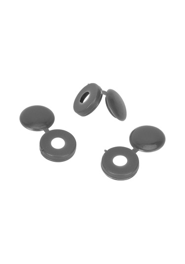 Xurunkeji 200 Adet Vidalı Kapak Plastik Menteşeli Vida Başı Kapakları Vidalı Kapak Kapakları Takmalı Yedek Vida Dekoratif Kapakları Gri 15x11x3cm