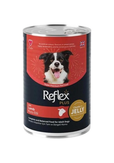 Reflex Plus Parça Kuzu Etli Köpek Konservesi 400 Gr