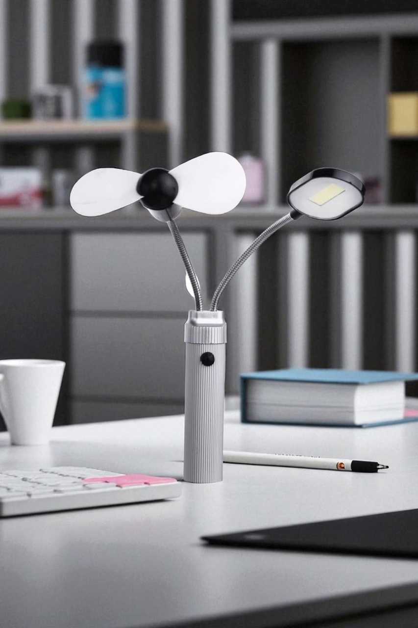 Dimmerli Mıknatıslı Ayarlanabilir Masa Lambası Beyaz