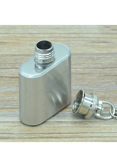 Sones 28mlcute Mini Taşınabilir Şarap Sürahisi Anahtarlıklı Kullanışlı Paslanmaz Çelik Cep Matarası