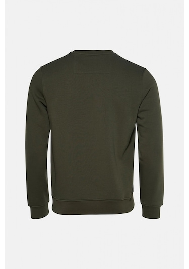 Guess Fleece Erkek Yeşil Sweatshirt M5bq08k9z21-a81u Yeşil