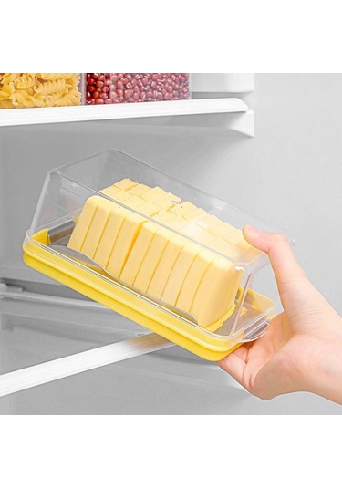 Kapaklı Tereyağı Kesici Saklama Kutusu Kapaklı Peynir Pişirme Saklama Kullanışlı Tereyağı Kabı Diğer