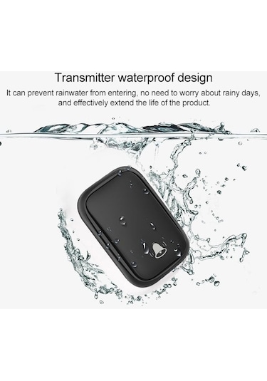 Cacazı Fa86 Kendinden Enerjili Akıllı Ev Kablosuz Kapı Zili, Ab Fiş Siyah A