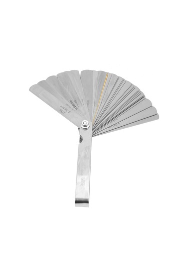 Konesam Stahl Gaps Messer 32 Blatt 0.04-0.88mm, Doppelt Skaliert Metrik/ımperial , Präzise Spaltmessung, Tragbar