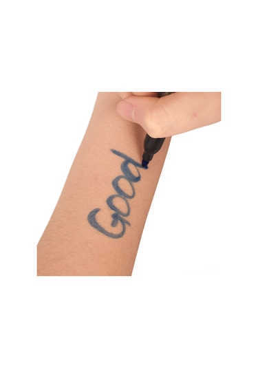 Teltree 12 Renkli Su Geçirmez Dövme Kalemi - Hızlı Kuruyan Cilt Tasarımı İçin