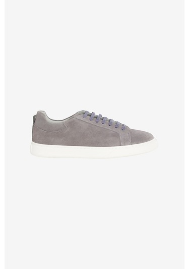 Altınyıldız Classıcs Erkek Grı %100 Deri Rahat Taban Sneaker Spor Ayakkabı Gri