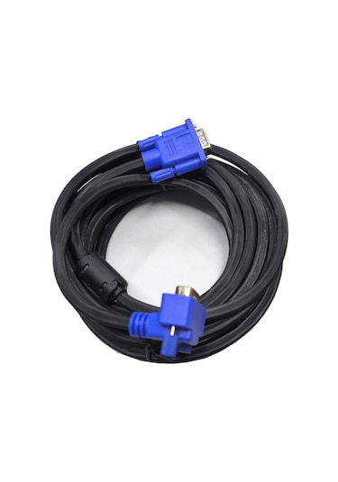 Vga 90 Derece L Tipi Kablo Vga 15pin Erkek Görüntü Kablosu 3m
