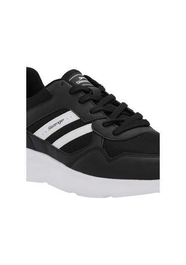 Slazenger IDEAL I Büyük Beden Erkek  Siyah / Beyaz Koşu & Yürüyüş Spor Ayakkabısı