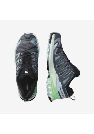 Salomon Xa Pro 3d V9 W Turbulence/ıced Aqua/patina Green Kdn Patika Koşusu Ayakkabısı L47748000 Antrasit