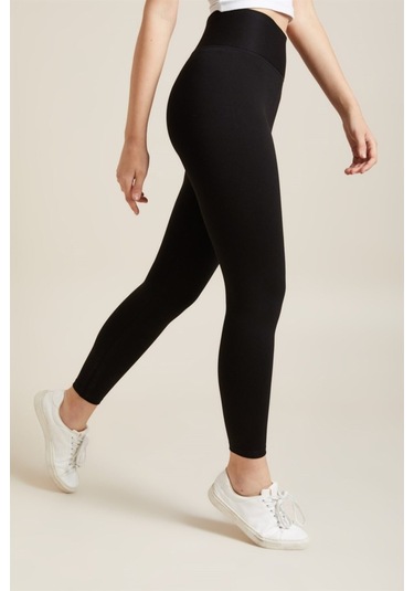 Bonbonetti Chocolate Baby&Kids Kadın Siyah Yüksek Bel Çelik Örme Tayt [3848]Siyahs Siyah