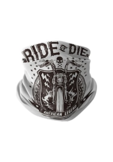 Yeles Chopper Ride Or Die Motorcu Buff Maske Boyunluk Unisex Bandana
