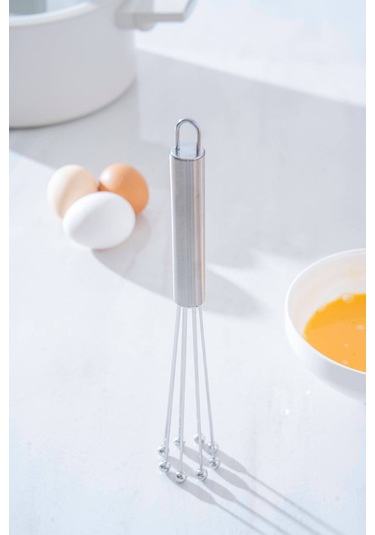 Evero Top Uçlu Çelik Çırpıcı - 25 Cm Inox