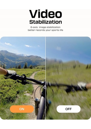 Surfola Sf630 Aksiyon Kamerası 4k 60 Fps Sualtı Spor Kamerası Wifi 1350 Mah Siyah