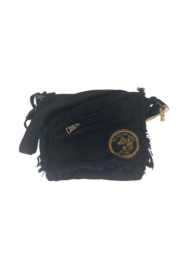 Vintage Küçük Salaş Unisex Günlük Çapraz Postacı Çantası S Boy 26x20cm Koyu Lacivert