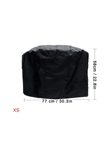 Yaozixa Bbq Mangal Kılıfı 210d Oxford Kumaş Siyah Su Geçirmez Dış Mekan Korumalı Silindirik Xs Boy 58x77cm Çok Renkli