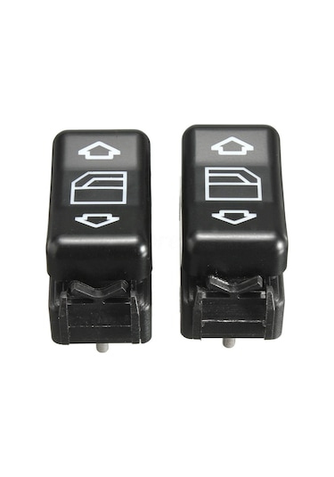 2 Adet Mercedes W124 Cam Açma Kapama Anahtarı 6pin
