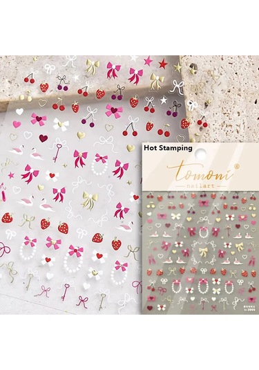 Pembe Saydam Şeftali Jöle Doku 5d Yumuşak Kabartmalı Kabartmalar Kendinden Yapışkanlı Nail Art Etiketler Sevimli Meyve 3d Manikür Çıkartmaları Siyah Ve Renkli