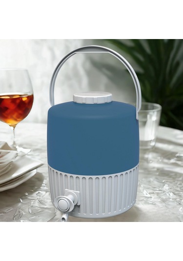 10 Lt Piknik Termos 1002 Super Picnic Cooler Jug Mavi