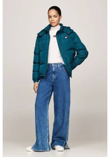 Tommy Jeans Kadın Mont-dw0dw18610 Mavi