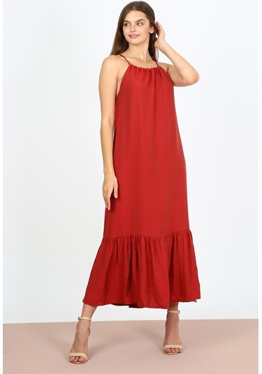 Alexandergardı Ip Bağlamalı Uzun Elbise (B21-47700)