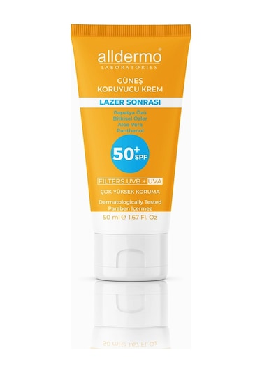 Alldermo Lazer Epilasyon Sonrası Cilt Kremi 50 ML
