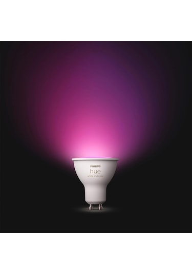 Philips Hue 4.2w Renkli Akıllı Spot Ampul Gu10 Bluetooth Uyumlu, Çok Renkli