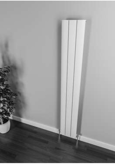 Warma Selanik Dikey Alüminyum Radyatör 280x1800 Pütürlü Antrasit 7946