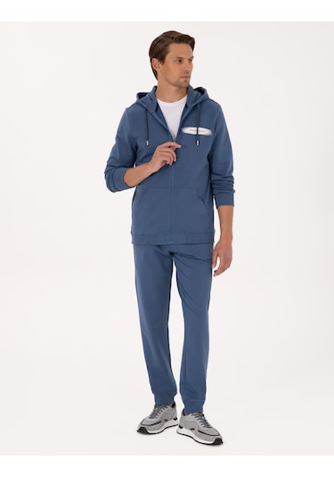 Pierre Cardin Erkek İndigo Hırka Örme 50313950-vr028 İndigo