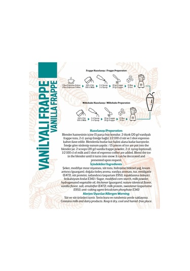 Oze Frappe Tanışma Seti Vanilya + Karamel + Mokka 3 x 250 G