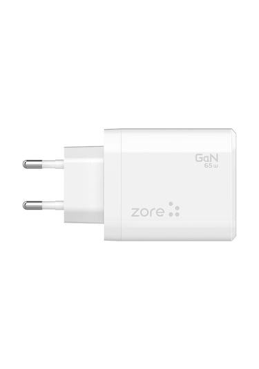 Mobilefix Always-01 Gan Tech Type-c Pd4.0 Usb-a Qc3.0 Hızlı Şarj Özellikli Seyahat Şarj Başlığı 65w - Bey Beyaz