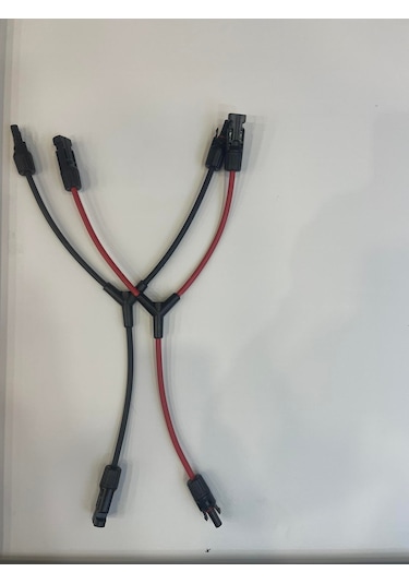 Sunpro MC4 Solar Konnektör 2 İn 1 Kablolu Paralelleme 2'Li