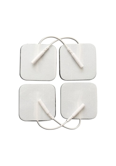 Fizyopol 5 x 5 CM Kablolu Kare Tens Pedi 4'lü