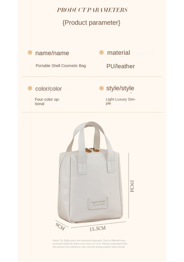 Büyük Kapasiteli Seyahat Makyaj Çantası, Su Geçirmez, Taşınabilir 1