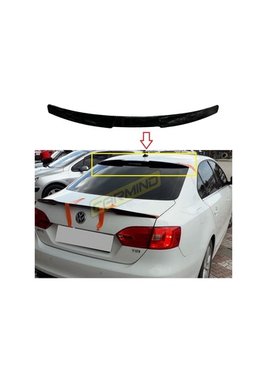 Volkswagen Jetta Mk6 Cam Üstü Rs Spoiler Piano Black 2012-2018