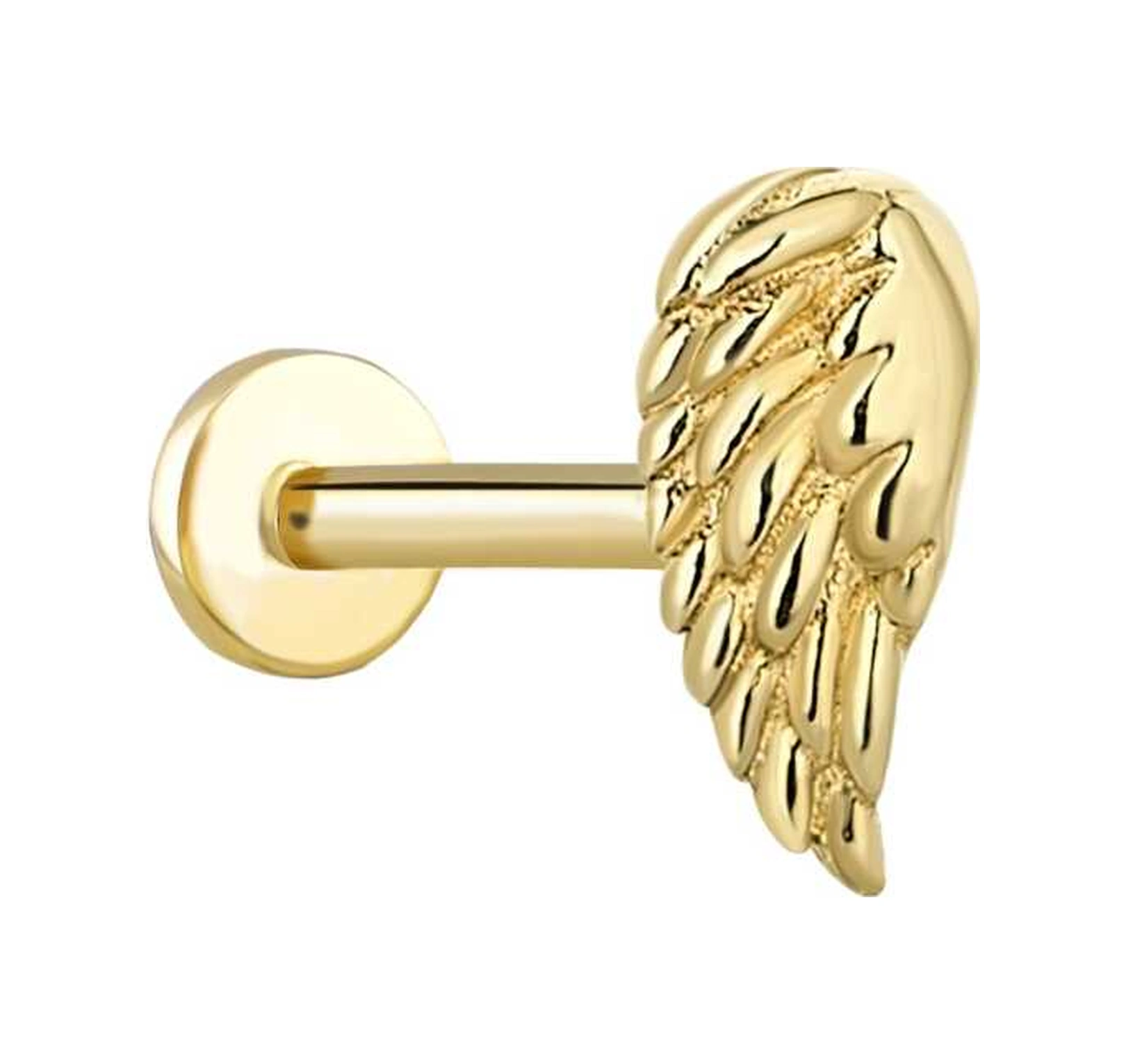 Cherry By Özkonak Tek Kanat Tragus Piercing Sarı