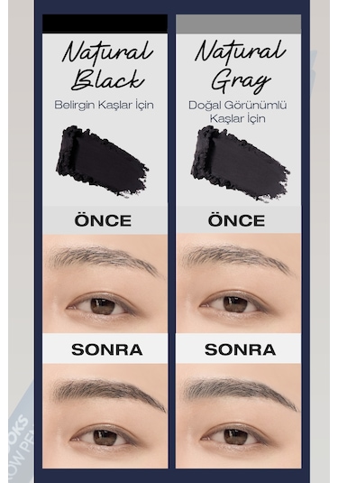 Dashu Mens Good Looks Eyebrow Gray Natural Gray