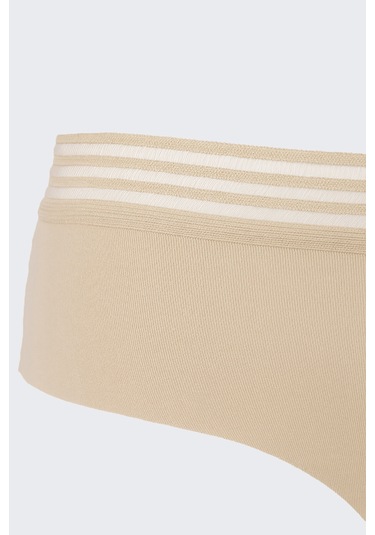 Loya Kadın Sütlü Kahve Barbara Dikişsiz Normal Bel Külot Sutlu Kahve