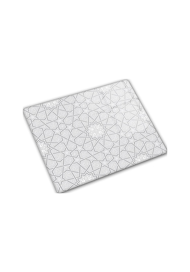 Selçuklu Motifi Desenli Cam Kesme Tahtası 29cm X 34cm