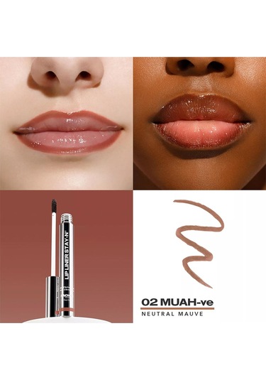 Sacheu Lip Liner Stay-n Soyulabilir Uzun Süre Kalıcı Dudak Çizgisi Belirginleştirici 3'lü Set Set