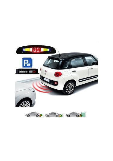 GPR AUTO PARTS TÜRKÇE KONUŞAN PARK SENSÖRÜ LED GÖSTERGELİ GRİ