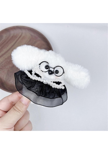 Karikatür Peluş Köpek Saç Tokası Tembel Saç Tokası Ördek 0008 Diğer