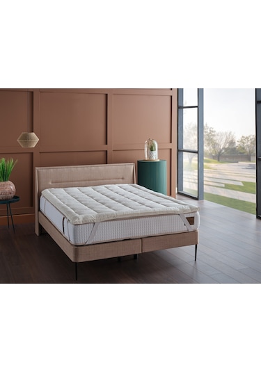 Doqu Home Pamuk Yatak Pedi 150x200cm Ekru
