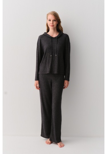 Suwen Casual Pantolon Sh26255624003 Gri / Antrasit