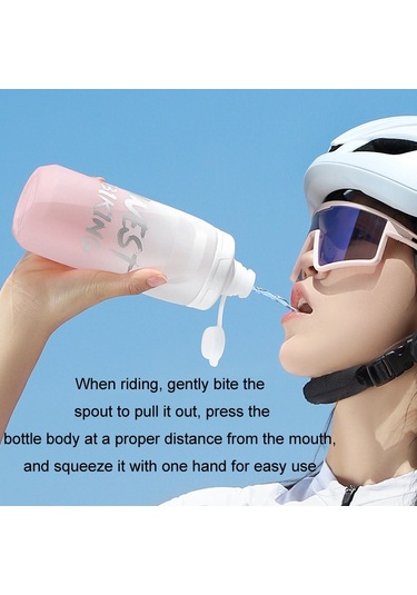 Batı Bisiklet 750ml Bisiklet Su Şişesi Taşınabilir Açık Bisiklet Su Bardağı, Renk: Siyah Gri Degrade Diğer