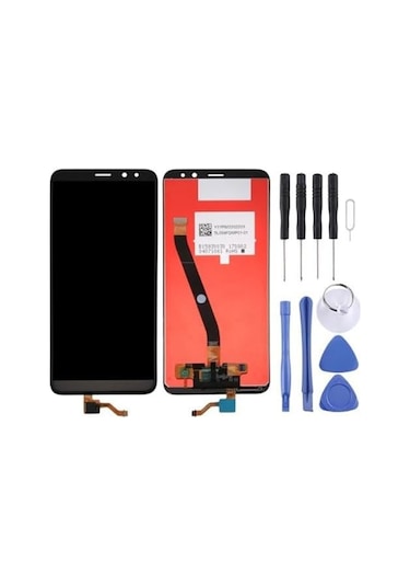 Huawei Uyumlu Mate 10 Lite Lcd Ekran Dokunmatik Siyah Renk Çıtasız