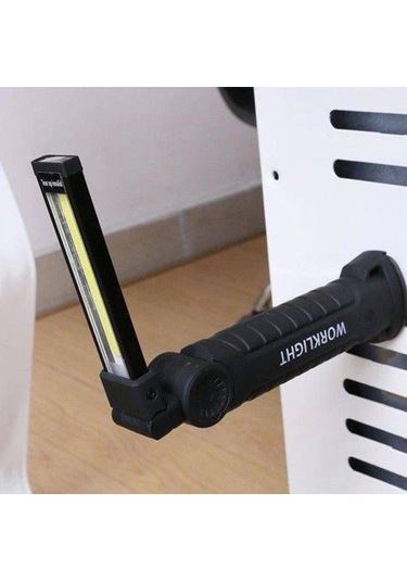 Guassi Ledli Oto Feneri Mıknatıslı Kamp Feneri Işıldak N11.4339 Siyah