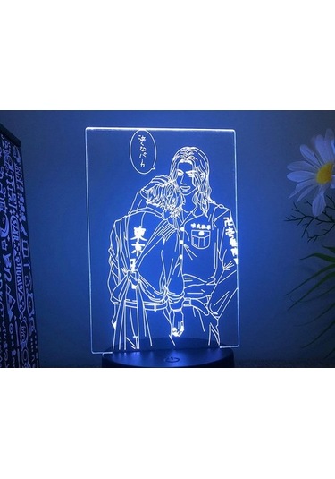 Wealthglow Renk Değiştiren 3d Dekoratif Şekilli Led Lamba - 12 Cm Ozj4ch Siyah