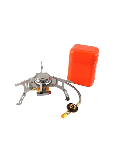 A6625-02 Portatif Gaz Ocağı Dış Mekan Split Brülör Çakmaklı Çok Renkli